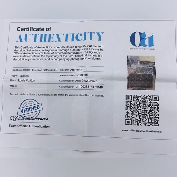 Louis Vuitton Sarah Long Monogram Wallet with Certificate of Authenticity - Picture 11 of 11